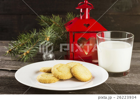Cookies and milk for Santa Claus Cookies and milk for Santa Claus 26223934