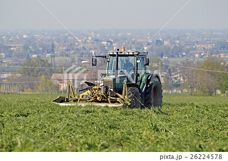 tractor at farm in italy tractor at farm in italy 26224578