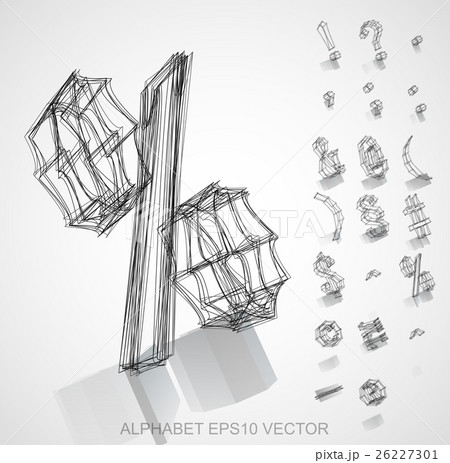 Vector illustration of a sketched Symbols. Hand Vector illustration of a sketched Symbols. Hand 26227301