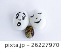 Funny eggs, white parents with multicolored baby 26227970