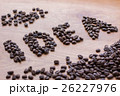 Sign Idea concept drawn among brown coffee beans 26227976