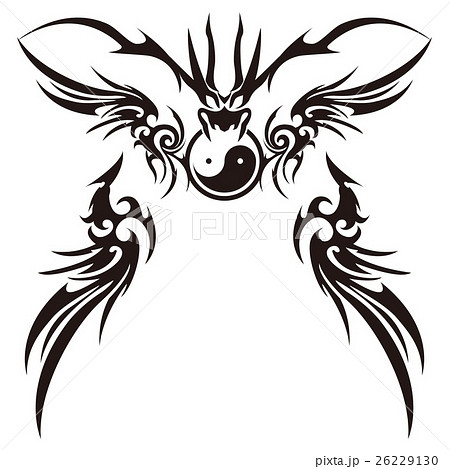 dragon wings tribal