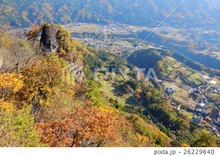 岩櫃山頂上から展望 26229640