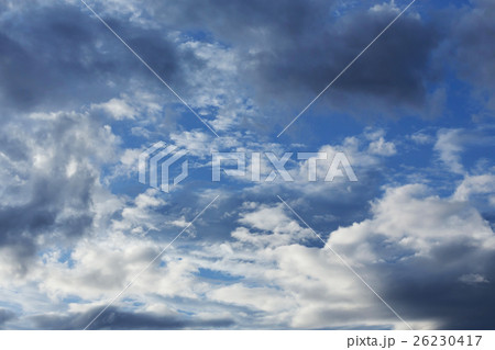 white cloudy and blue sky for weather background white cloudy and blue sky for weather background 26230417