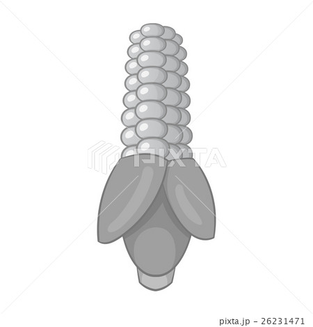 Corn icon, black monochrome style Corn icon, black monochrome style 26231471