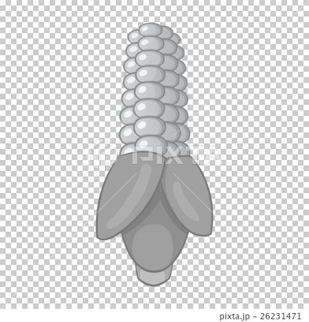 Corn icon, black monochrome style Corn icon, black monochrome style 26231471