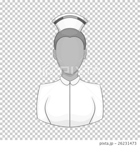 Nurse icon, black monochrome style Nurse icon, black monochrome style 26231473