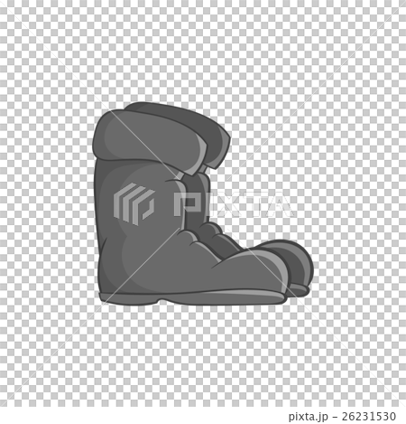 Boots icon, black monochrome style Boots icon, black monochrome style 26231530