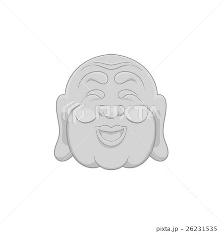 Buddha icon, black monochrome style Buddha icon, black monochrome style 26231535
