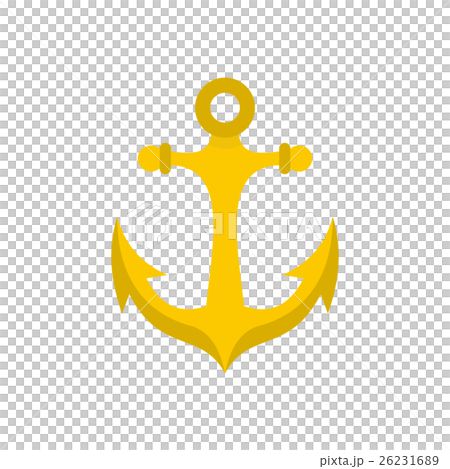 Anchor icon in flat styleのイラスト素材 [26231689] - PIXTA