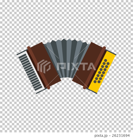 Accordion icon in flat style 26231694
