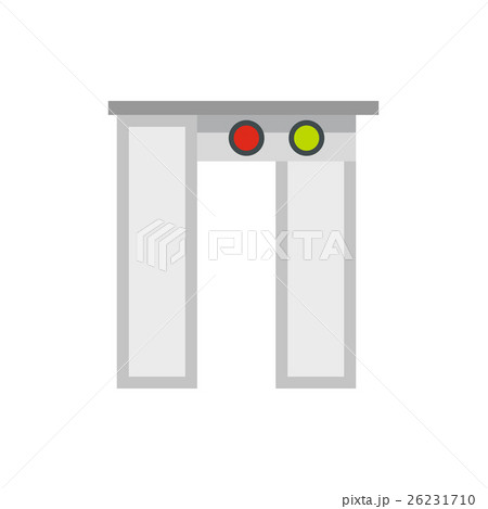 Security gates with metal detector icon 26231710