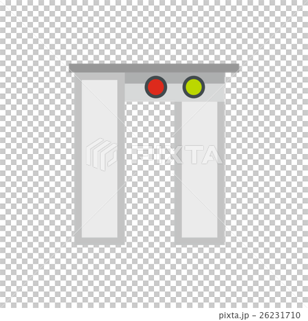 Security gates with metal detector icon 26231710