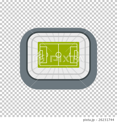 Stadium top view icon, flat style 26231744