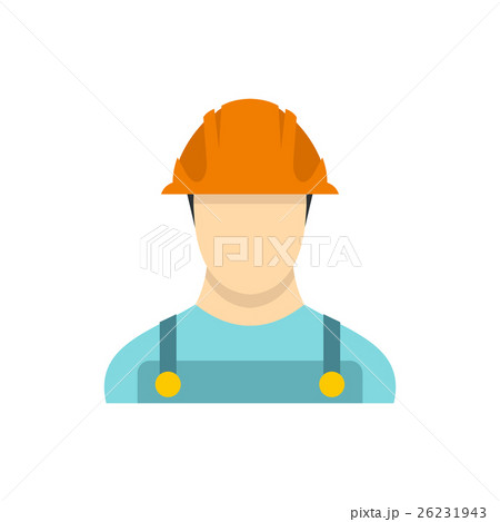 Builder icon, flat style 26231943