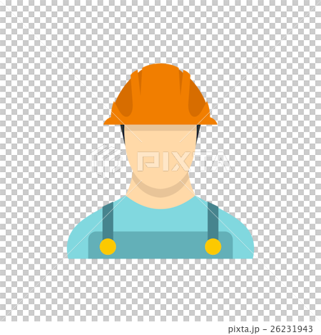 Builder icon, flat style 26231943
