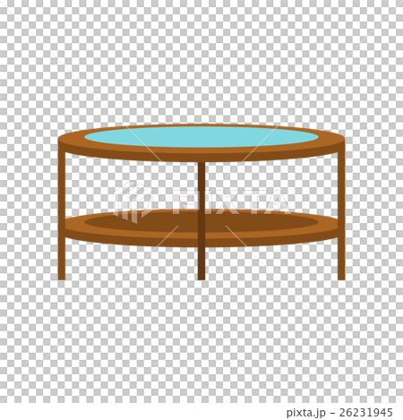 Round trampoline icon, flat style Round trampoline icon, flat style 26231945