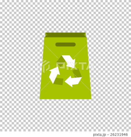 Package recycling icon, flat style Package recycling icon, flat style 26231946