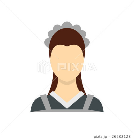Maid icon, flat style Maid icon, flat style 26232128