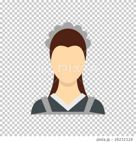 Maid icon, flat style Maid icon, flat style 26232128