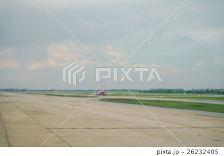 Abstract blur airplane terminal in airport . Abstract blur airplane terminal in airport . 26232405