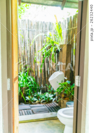 Abstract blur Toilet in in nature . 26232440