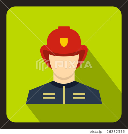 Fireman icon, flat style 26232556