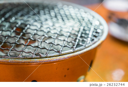 Empty hot barbecue grill . Empty hot barbecue grill . 26232744