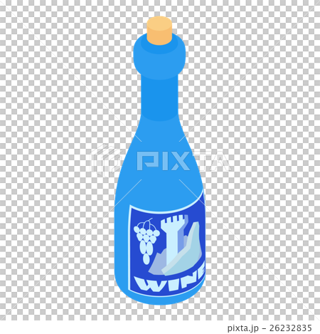 Bottle of wine icon, cartoon style 26232835