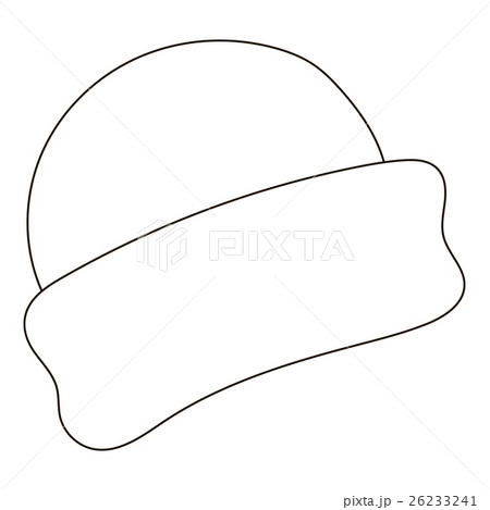 Winter hat icon, outline style 26233241
