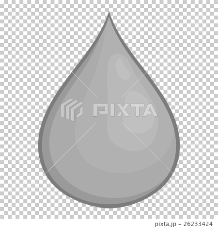 Drop of honey icon, black monochrome style 26233424