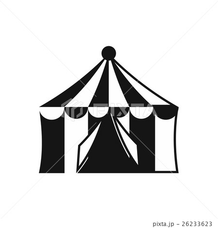 Circus tent icon, simple style Circus tent icon, simple style 26233623