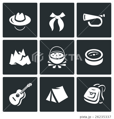 Vector Set of Scouting Icons.  26235337