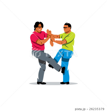 Vector Wing Chun kung fu sparring Vector Wing Chun kung fu sparring 26235379