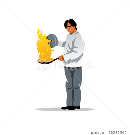 Vector Cook Cartoon Illustration. Vector Cook Cartoon Illustration. 26235592