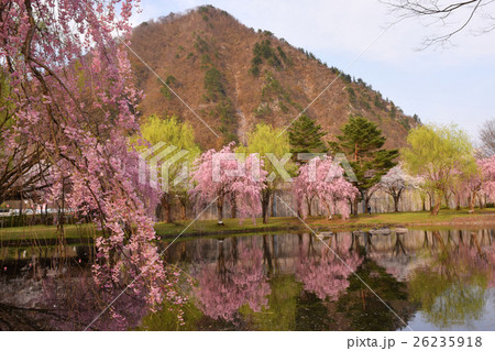 湯沢中央公園の写真素材