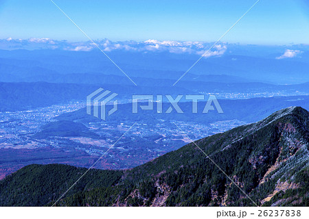 原村と八ヶ岳中央高原眺望 26237838