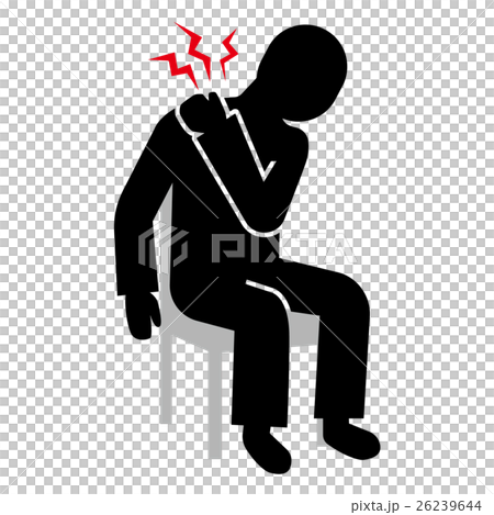 Mark of stiff shoulders 26239644