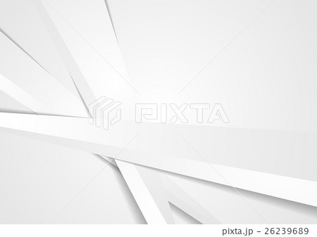 Abstract light grey tech stripes background 26239689