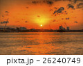 日本海に沈む夕日 26240749