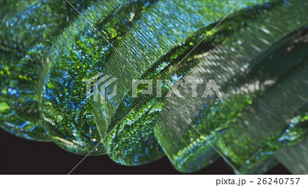 green abstraction on a black background 26240757