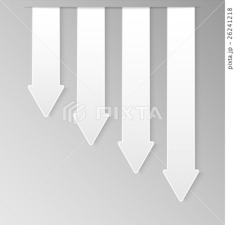 Paper Banner. Vector. Mockup. Arrow, pointer. 26241218