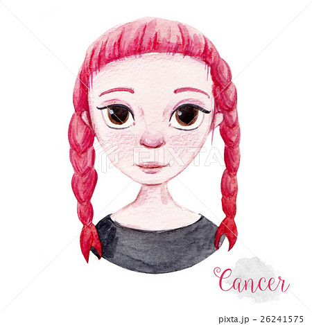 Watercolor horoscope sign cancer Watercolor horoscope sign cancer 26241575