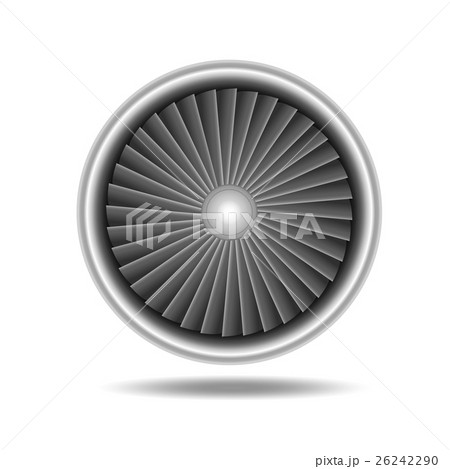 Jet Engine Turbine. Vector Jet Engine Turbine. Vector 26242290