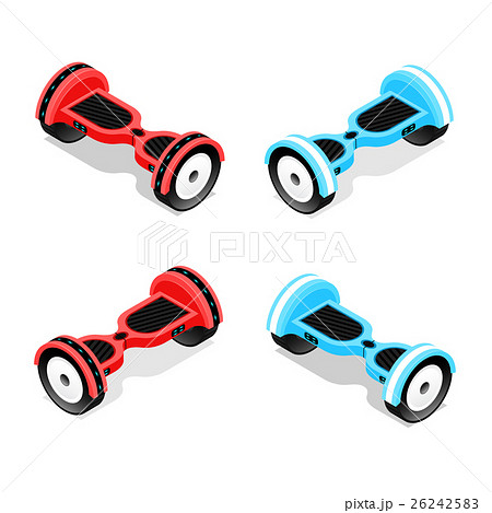 Gyroscooter Set Isometric View. Vector 26242583