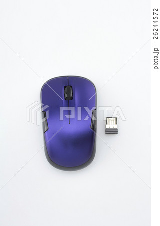 computer wireless mouse on white background 26244572