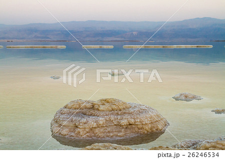 Beautiful coast of the Dead Sea . Beautiful coast of the Dead Sea . 26246534