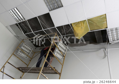 destroyed suspended ceiling destroyed suspended ceiling 26246644
