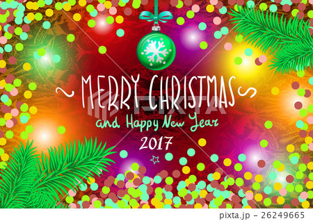 Glowing color Christmas Lights Wreath for Xmas 26249665