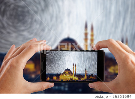 Travel concept. Hand making photo. Istanbul Turkey 26251694